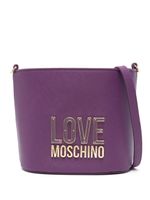 Love Moschino sac seau à logo lettre - Violet - thumbnail