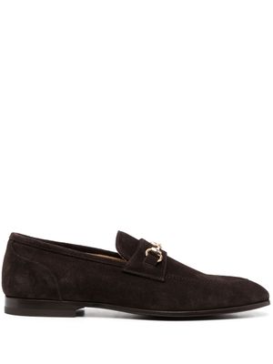 Scarosso mocassins en daim à boucles - Marron