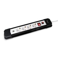 Equip 245553 4-outlet power strip with 2x usb, 4x ac outlet(s) indoor, type f, 1.5 mm², 1.5 m