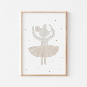 Poster - Ballerina muis