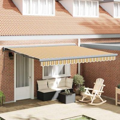 Automatisch Inklapbaar Zonnescherm Multicolor Streep 400x300 cm