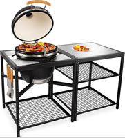 Barbecue tafel & sidetable - buitenkeuken voor de BBQ - voor de 21 inch & 23 inch Kamado BBQ
Barbecue tafel & sidetable - outdoor kitchen for the B