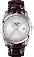 Horlogeband Tissot T0352101603103A / T610042656 Leder Bruin 18mm