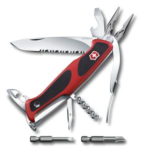 Victorinox RangerGrip 174 0.9728.WC Zwitsers zakmes Aantal functies 17 Rood, Zwart