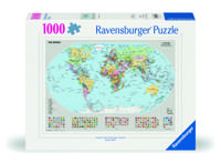 Ravensburger puzzel Staatkundige wereldkaart 1000 stukjes