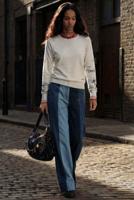 Trui met mouwen met lettering - WHITE - L