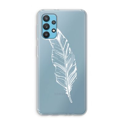 Pluim: Samsung Galaxy A32 4G Transparant Hoesje