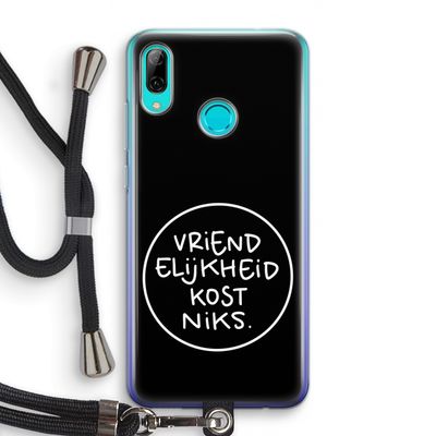 Vriendelijkheid: Huawei P Smart (2019) Transparant Hoesje met koord