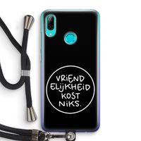 Vriendelijkheid: Huawei P Smart (2019) Transparant Hoesje met koord