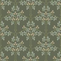 Dutch Wallcoverings Hidden Tr2 -Blackberry Grn/Roz/Bl - Groen/Roze/Blauw
