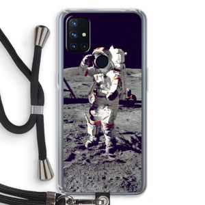Spaceman: OnePlus Nord N10 5G Transparant Hoesje met koord