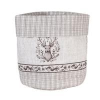 Broodmand Beige Bruin Hert Rond