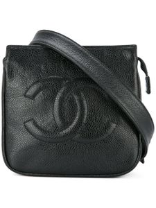 CHANEL Pre-Owned sac porté ceinture à logo embossé - Noir