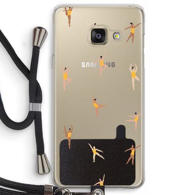 Dans #2: Samsung Galaxy A3 (2016) Transparant Hoesje met koord