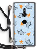Manta: Sony Xperia XZ2 Transparant Hoesje met koord