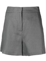 Blanca Vita short à taille haute - Gris - thumbnail