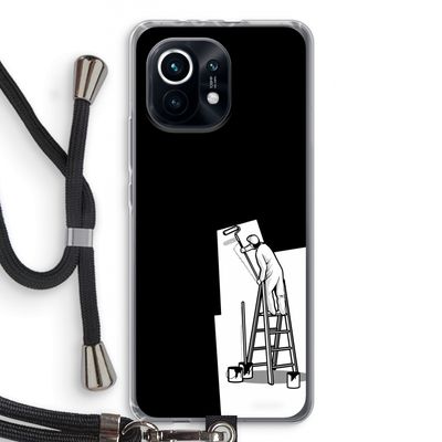 Musketon Painter: Xiaomi Mi 11 Transparant Hoesje met koord