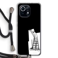 Musketon Painter: Xiaomi Mi 11 Transparant Hoesje met koord