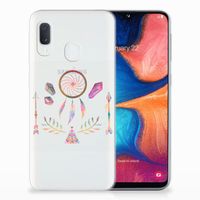 Samsung Galaxy A20e Telefoonhoesje met Naam Boho Dreamcatcher