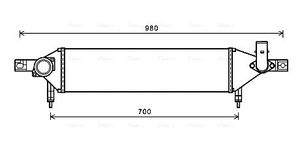 Intercooler, inlaatluchtkoeler DN4409
