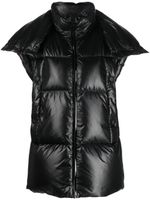 Moncler gilet matelassé à col montant - Noir