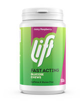 Lift Fast Acting Glucose Kauwtabletten - Framboos