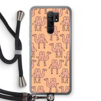 Kameel: Xiaomi Redmi 9 Transparant Hoesje met koord
