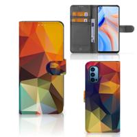 OPPO Reno 4 Pro 5G | Book Case | Polygon Color