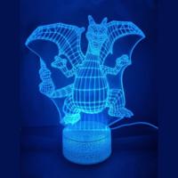 3D LED LAMP - POKEMON CHARIZARD - thumbnail