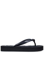 Kurt Geiger London tongs Kensington à design matelassé - Noir