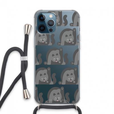 Cats: iPhone 13 Pro Max Transparant Hoesje met koord