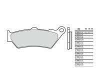 BREMBO Remblokken, voor de moto, OEM Gesinterd Metaal 07BB0359