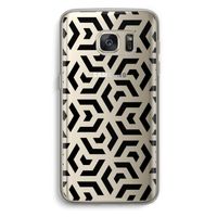 Crazy pattern: Samsung Galaxy S7 Transparant Hoesje