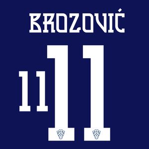 Brozović 11 (Officiële Kroatië Away Bedrukking 2022-2023)