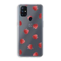 Framboosjes: OnePlus Nord N10 5G Transparant Hoesje