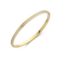 Melano Friends Hinged CZ Armband Goud