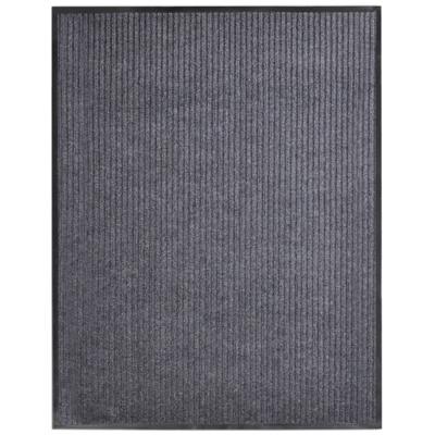 Deurmat 117x220 cm PVC grijs