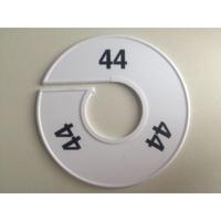 Maatring 11 cm wit/zwart 44