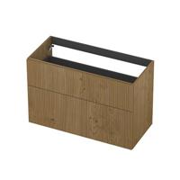 INK - Onderkast 2L A-sym Fin. Gefr. Tbv Greep - 1000x450x650 Mm - Natur