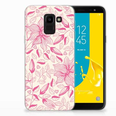 Samsung Galaxy J6 2018 | TPU Case | Pink Flowers