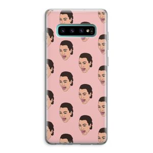 Ugly Cry Call: Samsung Galaxy S10 Plus Transparant Hoesje