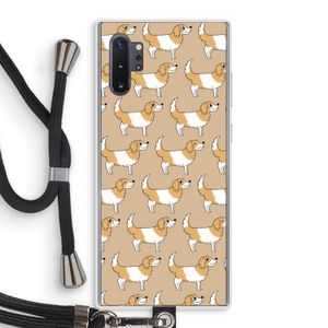 Doggy: Samsung Galaxy Note 10 Plus Transparant Hoesje met koord