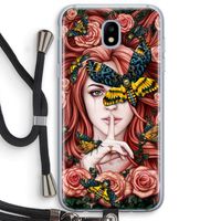 Lady Moth: Samsung Galaxy J5 (2017) Transparant Hoesje met koord