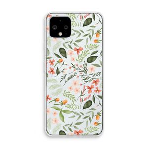 Sweet little flowers: Pixel 4 Transparant Hoesje