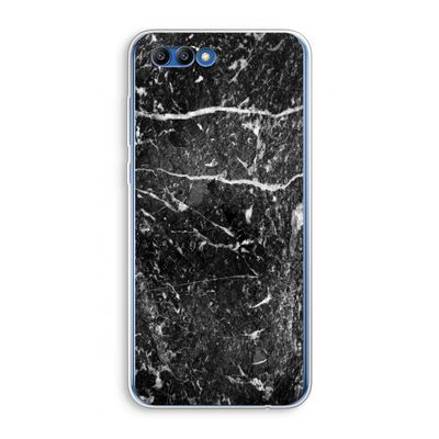 Zwart marmer: Honor 10 Transparant Hoesje