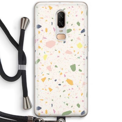 Terrazzo N°21: OnePlus 6 Transparant Hoesje met koord