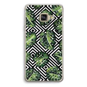 Geometrische jungle: Samsung Galaxy A3 (2016) Transparant Hoesje