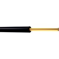 Installatiedraad - VD Draad - Schakeldraad - 1.5mm - H07V-U - Zwart - 100 Meter