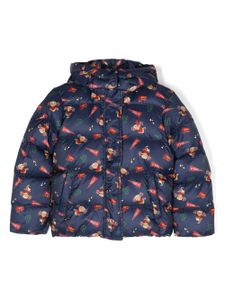 Ralph Lauren Kids doudoune à imprimé Polo Bear - Bleu