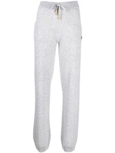 Lorena Antoniazzi pantalon de jogging à ornements en cristal - Gris